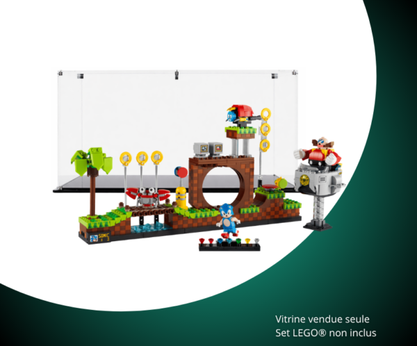 Vitrine pour LEGO® Ideas Sonic the Hedgehog™ – Green Hill Zone #21331 — Visuel principal Vitrine LEGO Vitrine pour LEGO Ideas Sonic the 21331