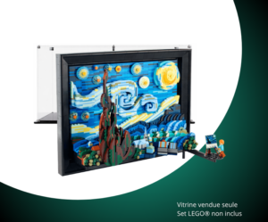 Vitrine pour LEGO® Ideas Vincent van Gogh - La Nuit étoilée #21333 — Visuel principal Vitrine LEGO Vitrine pour LEGO Ideas Vincent van 21333