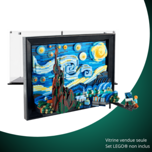Vitrine pour LEGO® Ideas Vincent van Gogh – La Nuit étoilée #21333