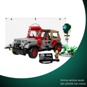 Vitrine pour LEGO® Jurassic World Jurassic Park Jeep® Wrangler #77984