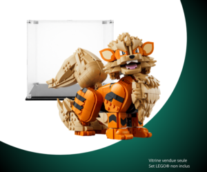 Vitrine pour LEGO® Pokémon Arcanin #72160 — Visuel principal Vitrine LEGO Arcanin 72160