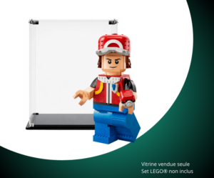 Vitrine pour LEGO® Pokémon Minifigurine de Red grand format #40868 — Visuel principal Vitrine LEGO Minifigurine de Red grand format 40868