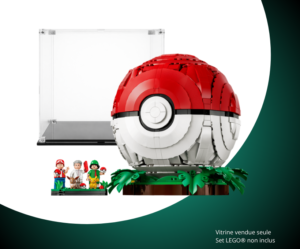 Vitrine pour LEGO® Pokémon Poké Ball Moments culte de Dresseur #72154 — Visuel principal Vitrine LEGO Poké Ball Moments culte de Dresseur 72154