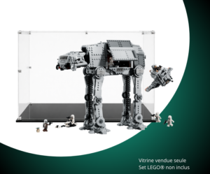 Vitrine pour LEGO® Star Wars™ AT-AT™ des vestiges de l’Empire avec INT-4 #75454 — Visuel principal Vitrine LEGO AT-AT impérial et INT-4 75454