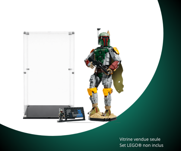 Vitrine pour LEGO® Star Wars™ Boba Fett™ #75455 — Visuel principal Vitrine LEGO Boba Fett™ 75455