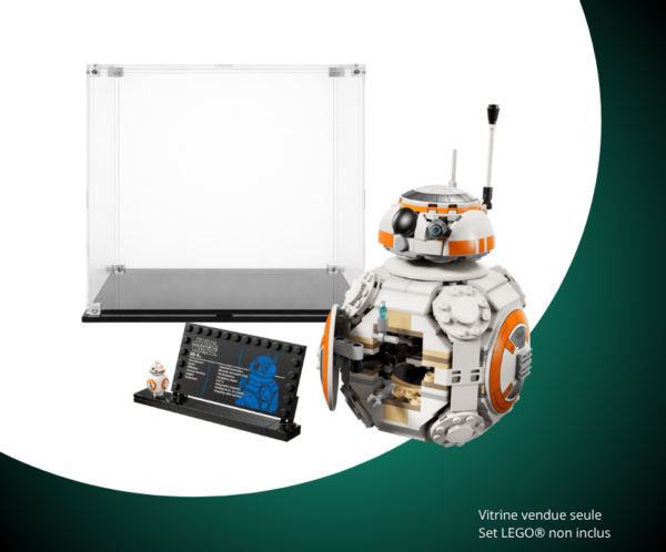 Vitrine pour LEGO® Star Wars™ Droïde astromécano BB-8™ #75452 — Visuel principal Vitrine LEGO Droïde astromécano BB-8™ 75452