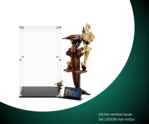 Vitrine pour LEGO® Star Wars™ Droïde de combat sur son STAP #75428 — Visuel principal Vitrine LEGO Droïde de combat sur son STAP 75428