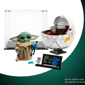 Vitrine pour LEGO® Star Wars™ Grogu™ et son landau #75403
