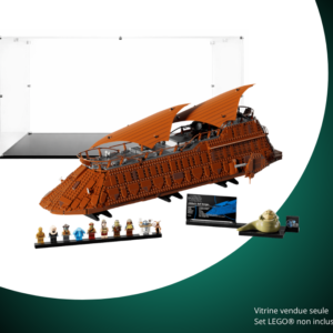 Vitrine pour LEGO® Star Wars™ La barge à voiles de Jabba #75397