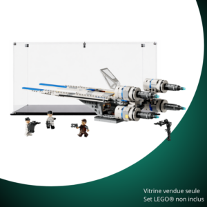 Vitrine pour LEGO® Star Wars™ Le chasseur stellaire U-Wing de l’Alliance Rebelle #75399