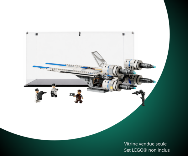 Vitrine LEGO U-Wing de l’Alliance Rebelle 75399
