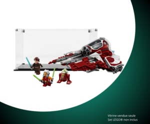 Vitrine pour LEGO® Star Wars™ Le Jedi Interceptor™ d’Ahsoka #75401 — Visuel principal Vitrine LEGO Le Jedi Interceptor™ d’Ahsoka 75401