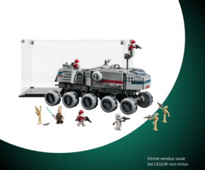 Vitrine pour LEGO® Star Wars™ Le Juggernaut de la République #75413 — Visuel principal Vitrine LEGO Le Juggernaut de la République 75413