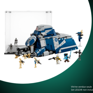 Vitrine pour LEGO® Star Wars™ Le MTT™ des séparatistes de la bataille de Felucia #75435