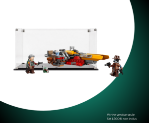 Vitrine pour LEGO® Star Wars™ Le speeder de Cobb Vanth #75437 — Visuel principal Vitrine LEGO Le speeder de Cobb Vanth 75437