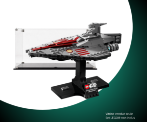 Vitrine pour LEGO® Star Wars™ Le transport d’assaut de classe Acclamator #75404 — Visuel principal Vitrine LEGO Transport d’assaut Acclamator 75404