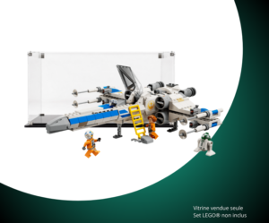Vitrine pour LEGO® Star Wars™ Le X-Wing Starfighter™ de la Nouvelle République #75460 — Visuel principal Vitrine LEGO X-Wing Nouvelle République 75460
