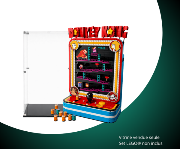 Vitrine pour LEGO® Super Mario™ Jeu d'arcade Donkey Kong™ #72051 — Visuel principal Vitrine LEGO Jeu d'arcade Donkey Kong™ 72051