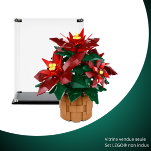 Vitrine pour LEGO® The Botanical Collection L’étoile de Noël #10370