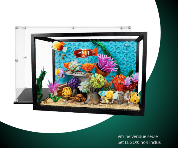Vitrine pour LEGO® Icons L’aquarium tropical #10366 — Visuel principal Vitrine LEGO L’aquarium tropical 10366