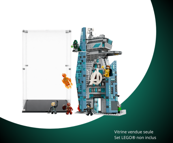 Vitrine pour LEGO® Marvel Avengers: Doomsday La nouvelle tour des Avengers #76352 — Visuel principal Vitrine LEGO Avengers : Doomsday La nouvelle tour des Avengers 76352
