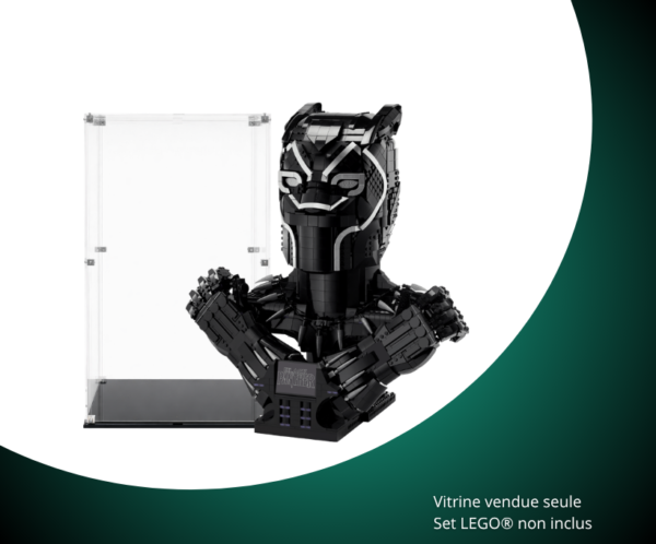 Vitrine pour LEGO® Marvel Black Panther #76215 — Visuel principal Vitrine LEGO Black Panther 76215