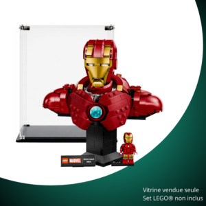 Vitrine pour LEGO® Marvel Buste d’Iron Man MK4 #76327