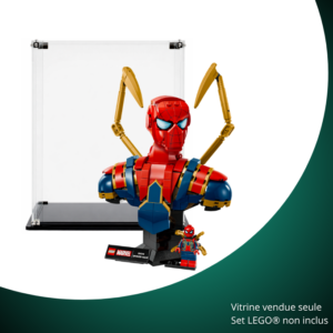 Vitrine pour LEGO® Marvel Buste d’Iron Spider-Man #76326