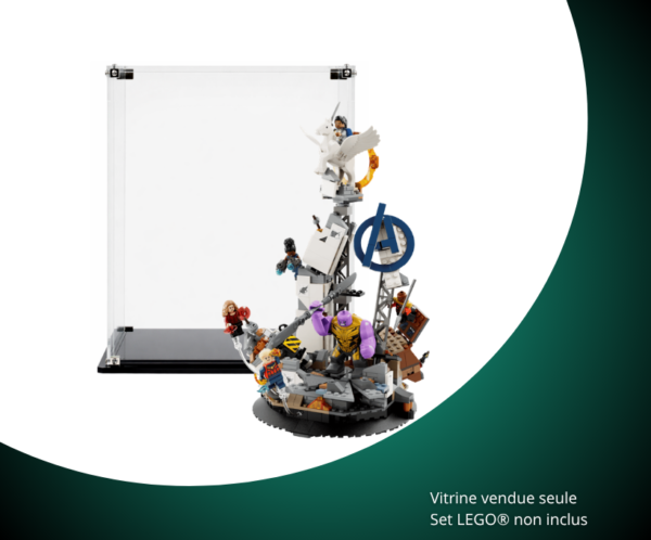 Vitrine pour LEGO® Marvel Combat final d’Avengers: Endgame #76323 — Visuel principal Vitrine LEGO Combat final d’Avengers : Endgame 76323