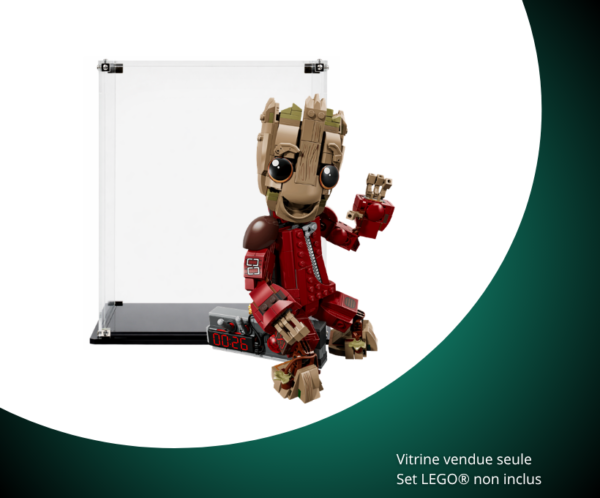 Vitrine pour LEGO® Marvel Groot en tenue de Ravageur #76341 — Visuel principal Vitrine LEGO Groot en tenue de Ravageur 76341