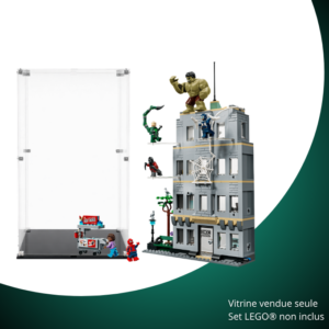 Vitrine pour LEGO® Marvel L’affrontement légendaire entre Spider-Man et Hulk #76350