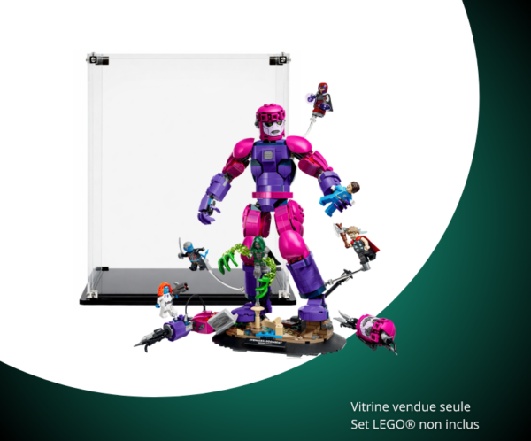 Vitrine pour LEGO® Marvel Le combat légendaire Avengers: Doomsday #76348 — Visuel principal Vitrine LEGO Le combat légendaire Avengers : Doomsday 76348