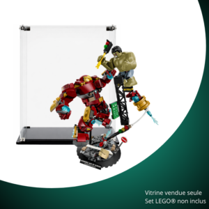 Vitrine pour LEGO® Marvel Le combat légendaire entre Hulkbuster et Hulk #76343