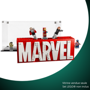 Vitrine pour LEGO® Marvel Logo MARVEL et ses super-héros #76313