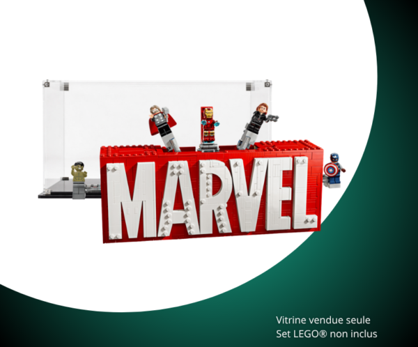 Vitrine LEGO Logo MARVEL et ses super-héros 76313