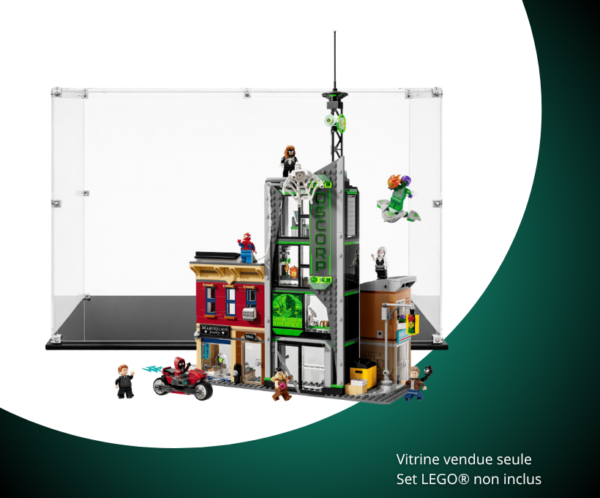 Vitrine LEGO Spider-Man contre Oscorp 76324