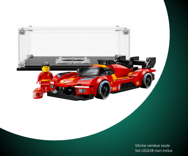 Vitrine pour LEGO® Speed Champions Ferrari 499P #77261 — Visuel principal Vitrine LEGO Ferrari 499P 77261