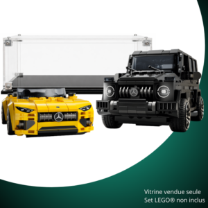 Vitrine pour LEGO® Speed Champions Mercedes-AMG G 63 et Mercedes-AMG SL 63 #76924