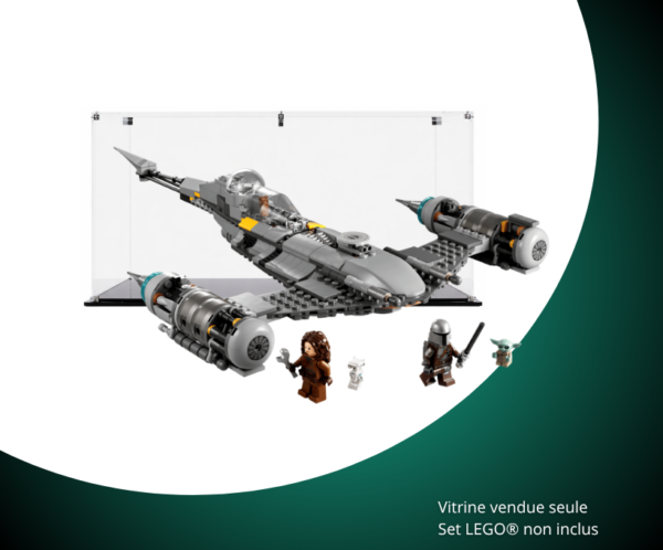 Vitrine pour LEGO® Star Wars™ Le chasseur N-1 du Mandalorien #75325 — Visuel principal Vitrine LEGO Le chasseur N-1 du Mandalorien 75325