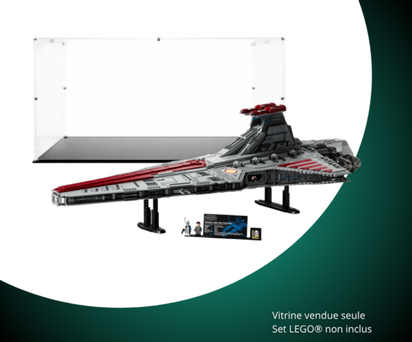 Vitrine pour LEGO® Star Wars™ Le croiseur d’assaut de classe Venator de la République #75367 — Visuel principal Vitrine LEGO Le croiseur d’assaut de classe Venator de la République 75367