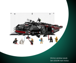Vitrine pour LEGO® Star Wars™ Le Faucon Noir #75389 — Visuel principal Vitrine LEGO Le Faucon Noir 75389