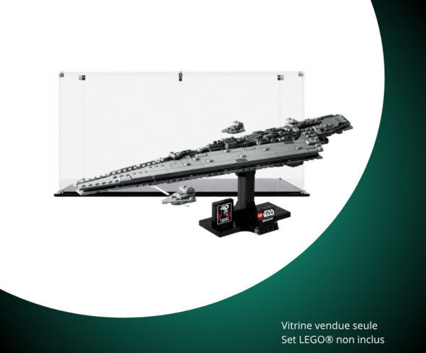 Vitrine pour LEGO® Star Wars™ Le Super Destroyer Stellaire de classe Executor #75356 — Visuel principal Vitrine LEGO Le Super Destroyer Stellaire de classe Executor 75356