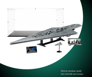 Vitrine pour LEGO® Star Wars™ Le Super Destroyer™ Stellaire de classe Executor #75457 — Visuel principal Vitrine LEGO Le Super Destroyer™ Stellaire de classe Executor 75457