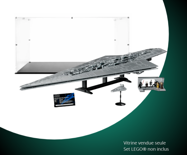 Vitrine pour LEGO® Star Wars™ Le Super Destroyer™ Stellaire de classe Executor #75457 — Visuel principal Vitrine LEGO Le Super Destroyer™ Stellaire de classe Executor 75457